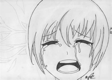 Anime Girl Crying Drawing Sexiezpix Web Porn