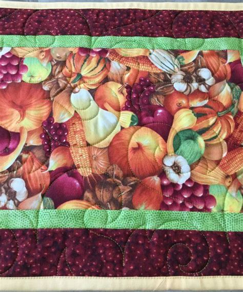 Thanksgiving Placemats Holiday Placemats Quilted Placemats Etsy Thanksgiving Placemats