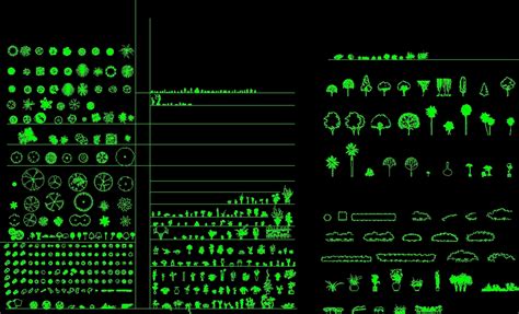 Blocks Of Trees Dwg Block For Autocad • Designs Cad