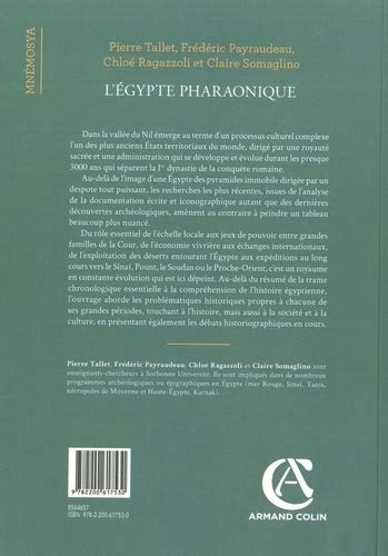 L Egypte Pharaonique Histoire Soci T Culture De Pierre Tallet