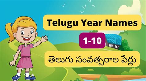 Learn Telugu Year Names to Telugu Samvatsaralu names తలగ సవతసరల YouTube