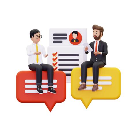 Free 3d Baan Interview Illustratie 10872627 Png With Transparent Background