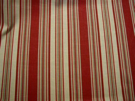~waverly Stripe Ensemble Crimson Upholstery Fabric 7y~ Ebay