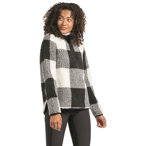 Liv Outdoor Womens Noella Sherpa Pullover Sweater 719097