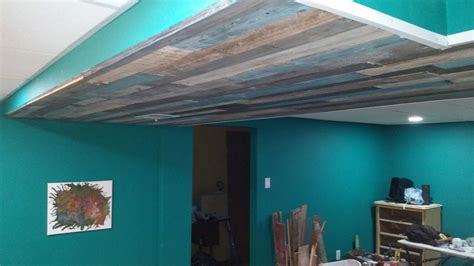 Pallet Wood Ceilings Diy Pallet Ceiling Maple Leaves And Sycamore