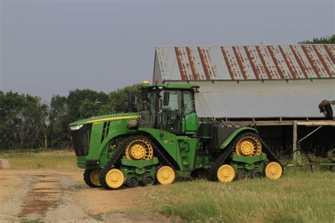 John Deere Track Tractor 9520 Rx Tractor In A Farm Field Editorial