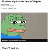 Pictures of University Degree Meme