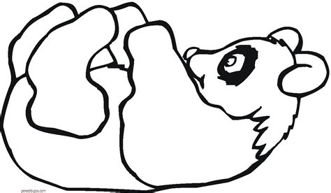 Panda Bear Coloring Pages Clipart Best