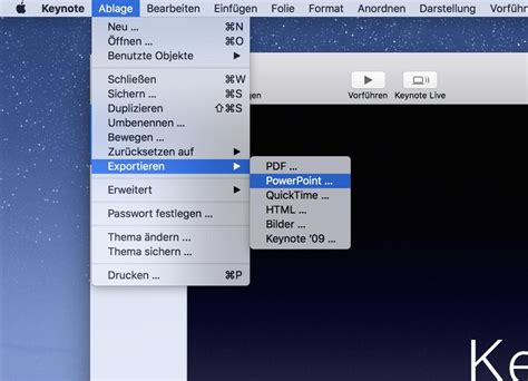 Die funktion zum zippen von dateien oder ordnern ist nämlich bereits im apple betriebssystem eingebaut. Keynote am Mac: .key-Datei als PowerPoint .pptx-Datei ...