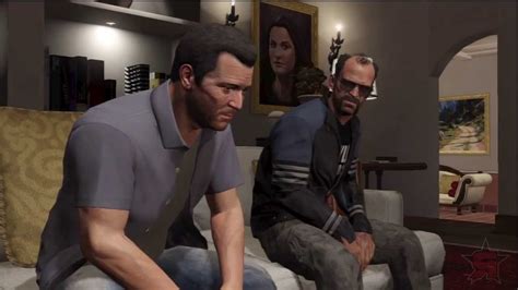 Grand Theft Auto V Trevor And Michael Fight Over The Past Youtube