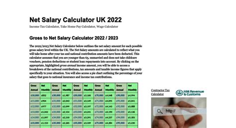 Access Uk Net Salary Calculator Uk 2020 Income