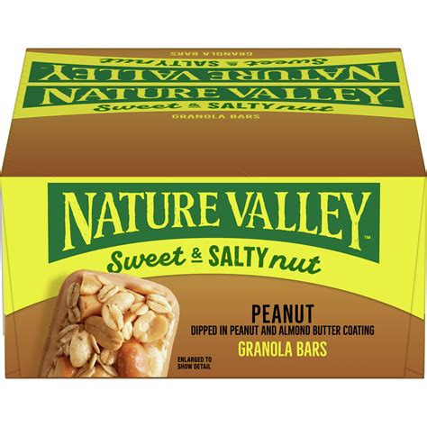 Nature Valley Chewy Granola Bars Sweet And Salty Peanut 16 Ct 12 Oz
