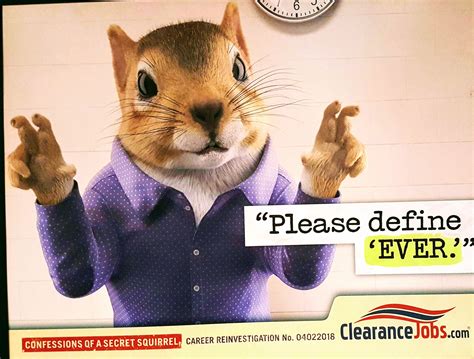 Secret Squirrel Ad Please Define Ever From Washington Dc Metro