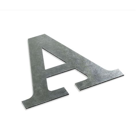 Galvanized Steel Metal Letters Custom Cut Woodland Mfg