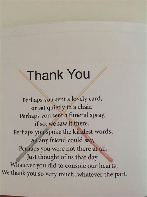 Best 25 Funeral Thank You Notes Ideas On Pinterest Sympathy Thank