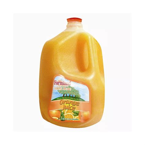 Farmland Dairy Orange Juice 1 Gal Sams Club