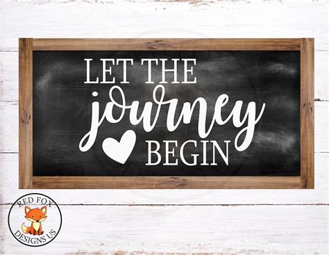 Let The Journey Begin Svg Welcome To Our Beginning Svg Etsy Nederland
