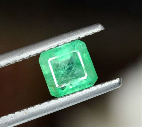 185 Cts Stunning Emerald Cut Swat Emerald Gemstone From Swat Etsy