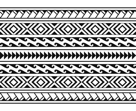 Polynesian Maori Tribal Seamless Hawaii Pattern Background For Fabric