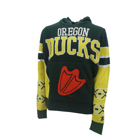 Oregon Ducks Official Ncaa Kids Youth Size Holiday Style Hooded