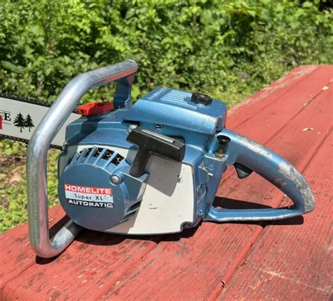 Vintage Homelite Super Xl Chainsaw Beautiful Condition Hard To Find