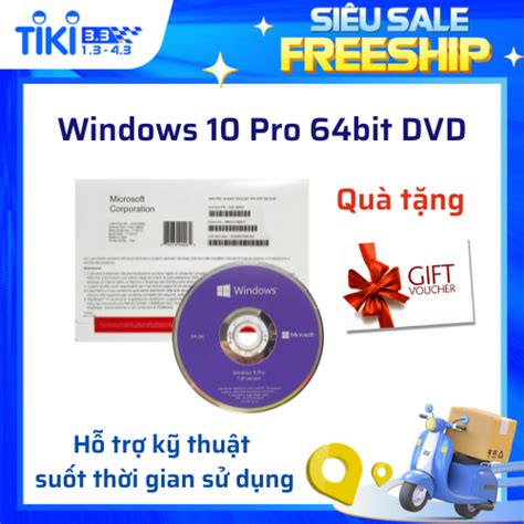 Windows 10 Pro 64 Bit Eng Intl 1pk Dsp Oei Dvd Hàng Chính Hãng Giá