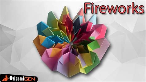 Origami Fireworks Youtube