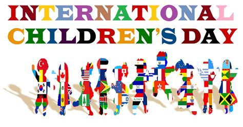 International Childrens Day All Country Flags On Kids Picture