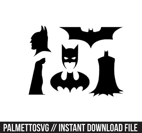 Batman Silhouette Svg Dxf File Instant Download Silhouette Cameo Cricut