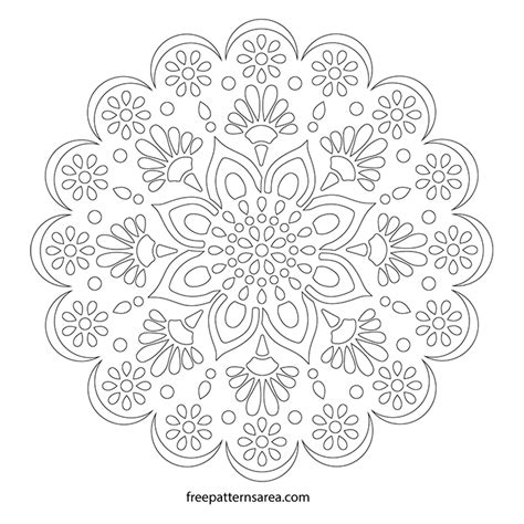 Download Free Mandala Stencil Vector And Printable Patterns