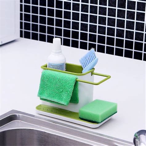 Household Kitchen Sink Drains Rack Organizer Pp Dish Soap Sponge Brush