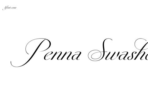 Penna Swashes Font Graphic Design Fonts