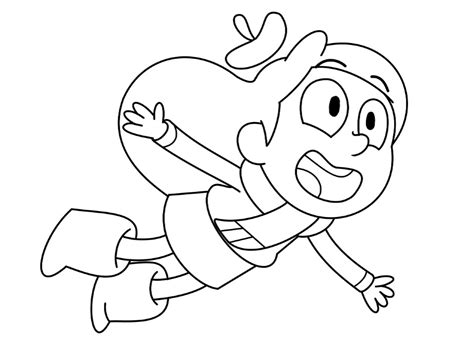 Hilda Flying Coloring Page Printable Coloring Page For Kids Coloring Home