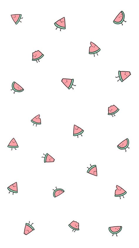 Super cute wallpapers for your iphone / mobile phone. Cute Watermelon Pattern | Download cute wallpapers, Cute ...