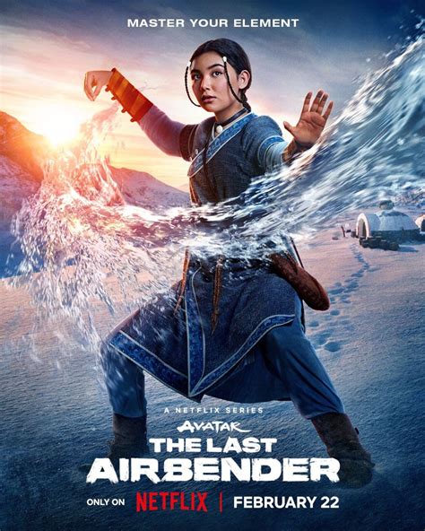 4 Poster Karakter Avatar The Last Airbender Netflix Aang