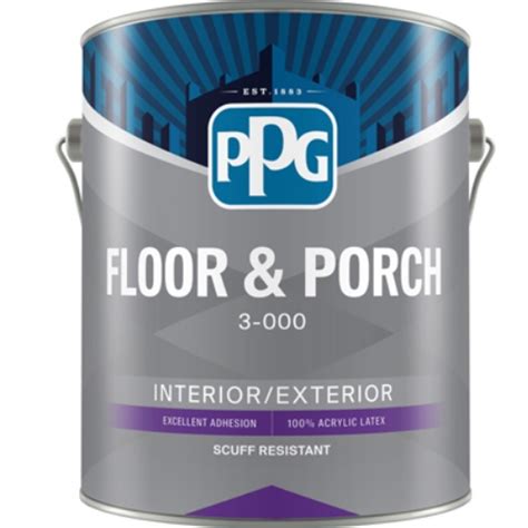 Ppg Paints 3 510xi01 1 Gal White Satin Interiorexterior Floor And