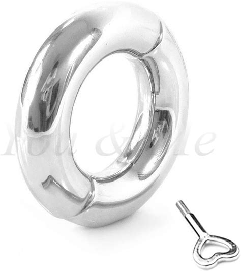 Anal Sex Toys Stainless Steel Glans Stretch Sex Ring Ball Stretcher Testicles Weight