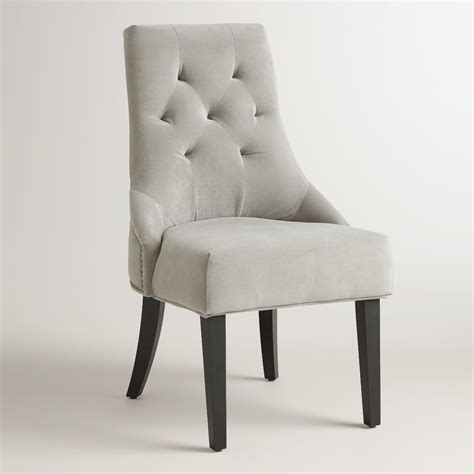 Shop for tufted dining chairs at bed bath & beyond. Dove Gray Tufted Lydia Dining Chairs, Set of 2 | Dining ...
