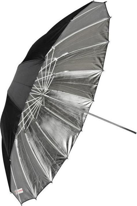 Paraply Reflektiv Sølv 105 Cm