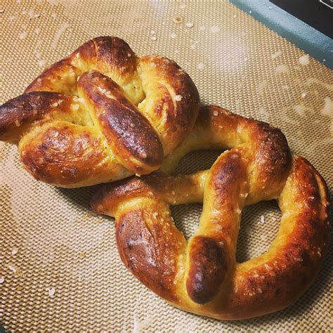 My Bf And I Made Soft Buttered Pretzels Last Night King Arthur Flour Recipe They Came Out So