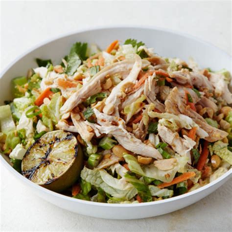 chinese chicken salad with red chile peanut dressing recipe chinese chicken salad chinese