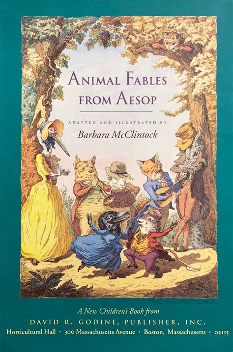 Animal Fables From Aesop Books Of Wonder