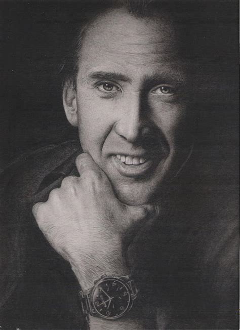 Nicolas Cage Drawing By Sucheol Kong