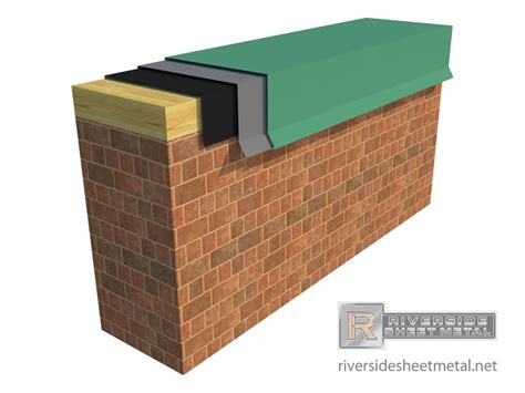 Parapet Wall Coping Cap Copper Aluminum Radius And More