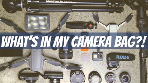 Whats In My Camera Bag Gear I Use Everyday Youtube