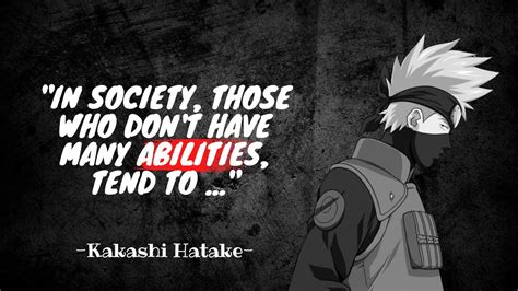 Kakashi Hatake Dark Quotes That Related To Society Nowadays Anime