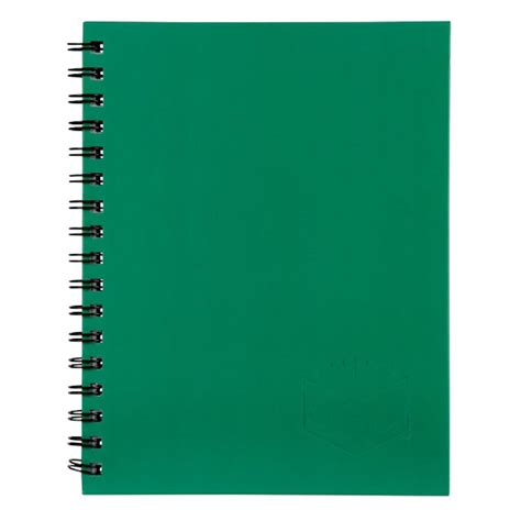 Spirax 511 Side Opening Hard Cover Notebook 225x175mm 200 Page Green Winc