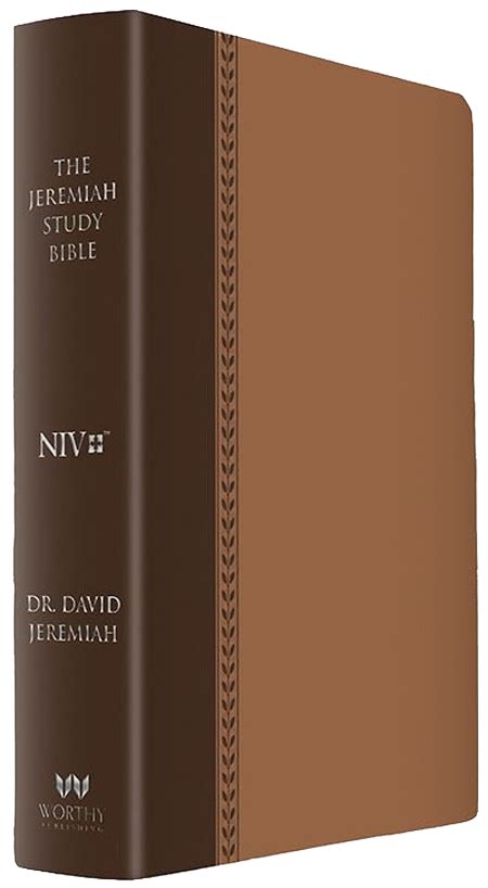 Niv Brown Luxe Jeremiah Study Bible Uk