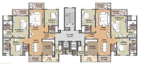Luxury Apartment Complex House Floor Plans Architectural Floor Plans