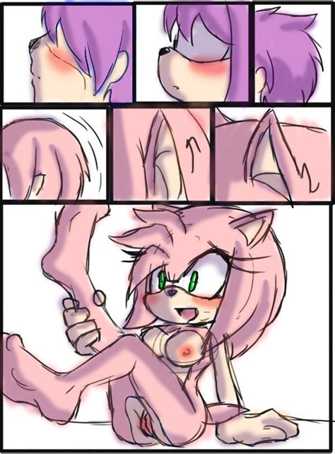 Rule 34 1girls 2017 Amy Rose Angelofhapiness Breasts Comic